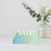 Het Visitekaartje van de Korting van de Gradiënt v (Staand voorkant)