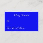 Het Visitekaartje van de Levende Nativiteit (Achterkant)