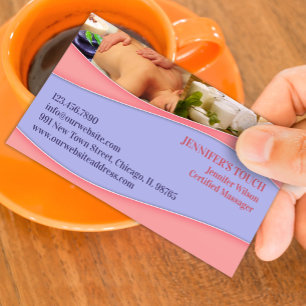 Het Visitekaartje van de Massage van het kuuroord