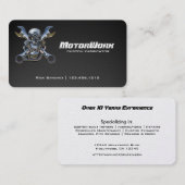 Het Visitekaartje van de Motorfiets van de Vezel (Voorkant / Achterkant)