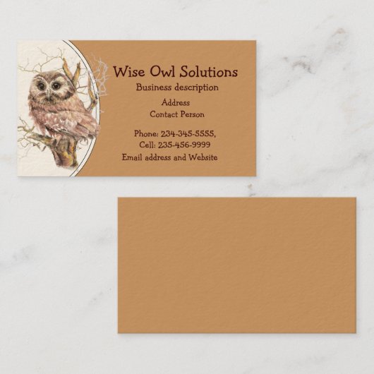 Het Visitekaartje van de Oplossingen van de Oploss (Voorkant / Achterkant)