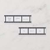 Het visitekaartje van de Strook van de film (Voorkant / Achterkant)