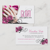 Het Visitekaartje van de Technicus van de spijker Afsprakenkaartje (Voorkant / Achterkant)