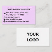 Het Visitekaartje van de Tekst van het Bedrijf van (Voorkant / Achterkant)