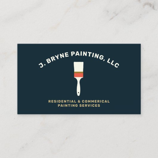 Het Visitekaartje van de Verf van het Huis van de (Voorkant)