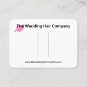 Het Visitekaartje van de Wedding Hair Company (Voorkant)