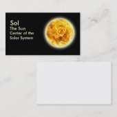 Het Visitekaartje van de zon (Voorkant / Achterkant)