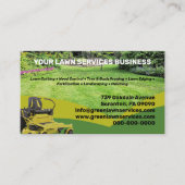 Het Visitekaartje van het Bedrijf van de Lawn Serv (Voorkant)