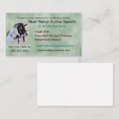 Het Visitekaartje van het geit - pas uw eigen foto (Voorkant / Achterkant)