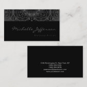 Het Visitekaartje van het Gray Patroon van het Man (Voorkant / Achterkant)