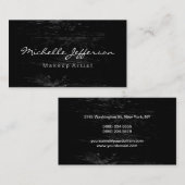 Het Visitekaartje van het Houtpatroon van het Manu (Voorkant / Achterkant)