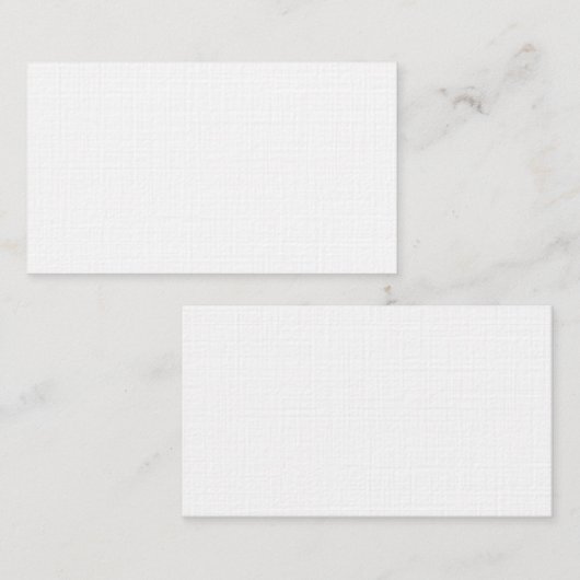 Het Visitekaartje van het Linnen van de premie (Voorkant / Achterkant)