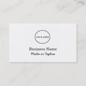 Het visitekaartje van het logo voegt uw visitekaar (Voorkant)