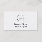 Het visitekaartje van het logo voegt uw visitekaar (Voorkant)