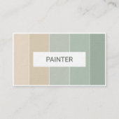 Het Visitekaartje van het Ontwerp van de Schilder (Voorkant)