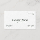 Het Visitekaartje van het Ontwerp van de Schilder (Achterkant)