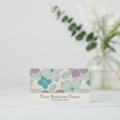 Het Visitekaartje van het Patroon van de bloem (Staand voorkant)