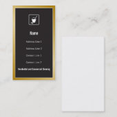 Het Visitekaartje van het pictogram van de reinigi (Voorkant / Achterkant)