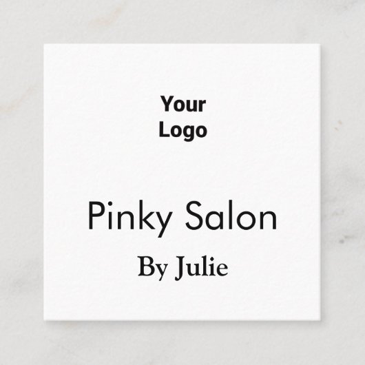 Het visitekaartje van het Salon voegt uw de codena (Voorkant)