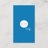 Het visitekaartje van het voorzien van een netwerk (Achterkant)