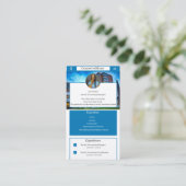 Het visitekaartje van het voorzien van een netwerk (Staand voorkant)