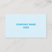 Het Visitekaartje van kleuren met de Info van het  (Achterkant)