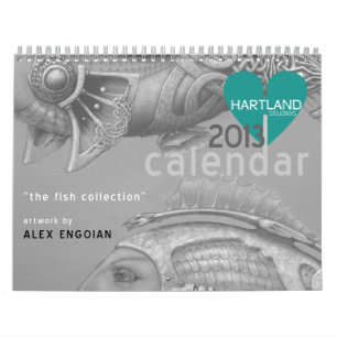 het "vissen" collectie kalender