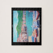 Het vissersdorp Cefalu - Legpuzzel (Verticaal)