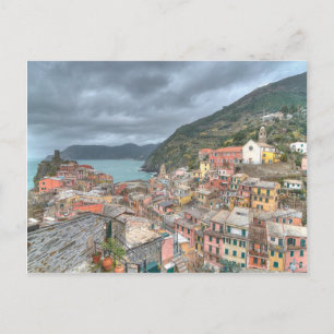 Het vissersdorp Vernazza, Cinque Terre, Ita Briefkaart