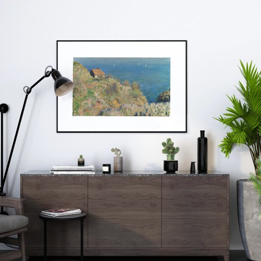 Het vissershuis, Varengeville, Claude Monet Poster