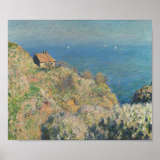 Het vissershuis, Varengeville, Claude Monet Poster (Voorkant)