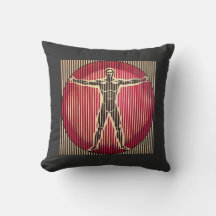 het Vitruviaanse Man in BAUHAUS optische illusie