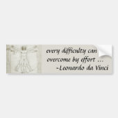 Het Vitruviaanse Man van Leonardo da Vinci Bumpersticker (Voorkant)