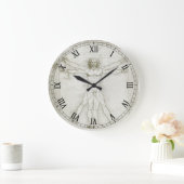 Het Vitruviaanse Man van Leonardo da Vinci Grote Klok (Huis)