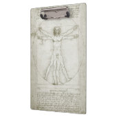 Het Vitruviaanse Man van Leonardo da Vinci Klembord (Links)