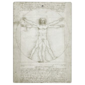 Het Vitruviaanse Man van Leonardo da Vinci Klembord (Achterkant)