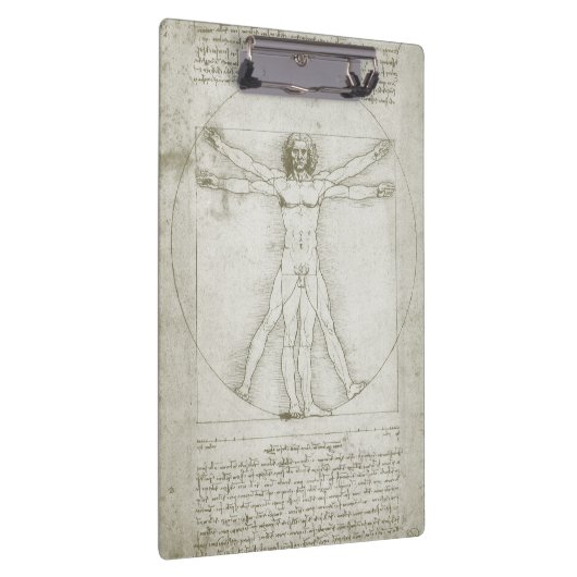 Het Vitruviaanse Man van Leonardo da Vinci Klembord (Rechts)