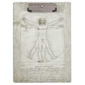 Het Vitruviaanse Man van Leonardo da Vinci Klembord (Voorkant)