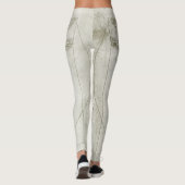 Het Vitruviaanse Man van Leonardo da Vinci Leggings (Achterkant)