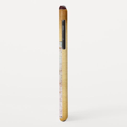 Het VITRUVIAN MAN Parchment Red Ruby Monogram Case-Mate iPhone Case (Achterkant/links)