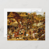 Het Vlaamse Proverbs Briefkaart (Voorkant / Achterkant)