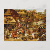 Het Vlaamse Proverbs Briefkaart (Voorkant)