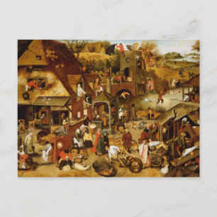 Het Vlaamse Proverbs Briefkaart