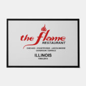 Het Vlamrestaurant Illinois Deurmat (Voorkant)