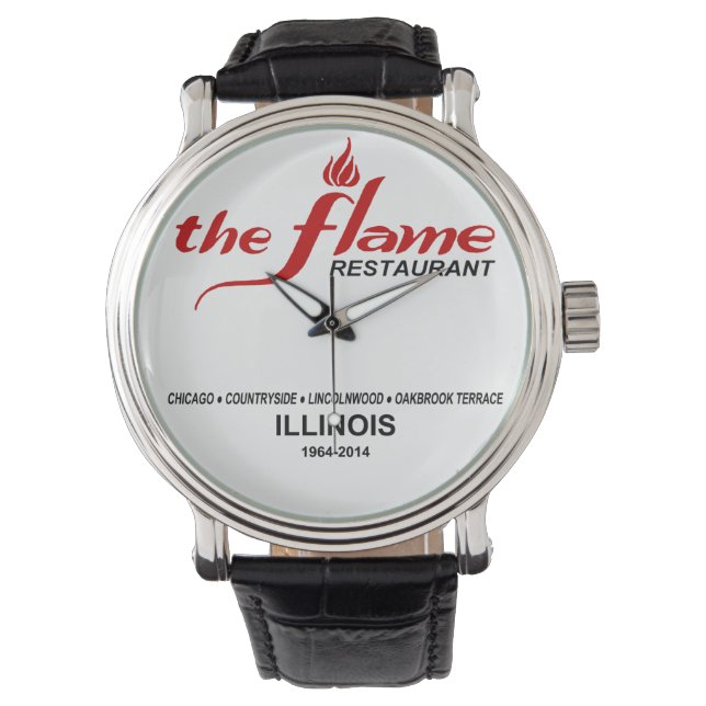 Het Vlamrestaurant Illinois Horloge (Voorkant)