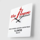 Het Vlamrestaurant Illinois Vierkante Klok (Hoek)