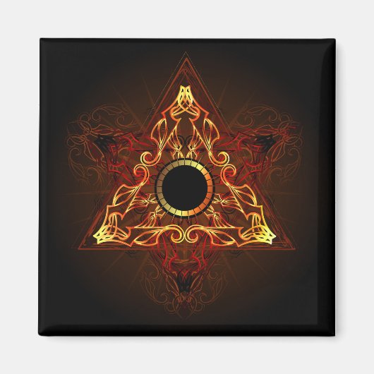 Het vlamsignaal magneet (Voorkant)