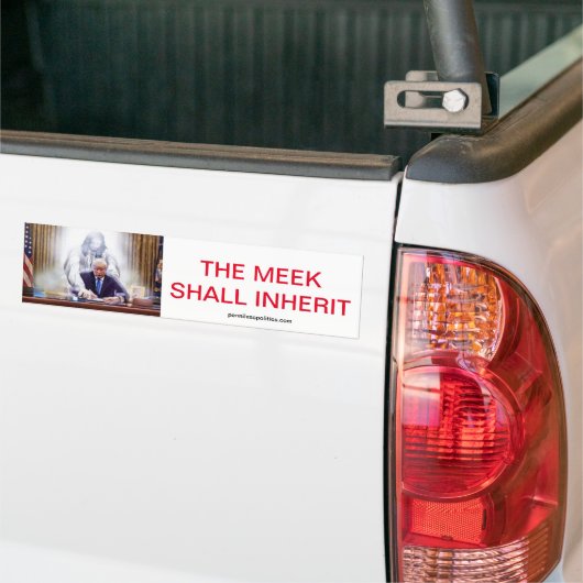 Het vlees wordt bumpersticker (Op Truck)