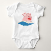 Het vliegboekje en de Cartoon Baby T-Shirt (Voorkant)