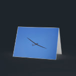 Het vliegen hoog in de hemel kaart<br><div class="desc">Glijdend aan vrijheid,  die aan nieuwe hoogten stijgen.</div>